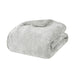 Mira - Crushed Velvet Sherpa Reversible Comforter Set - Silver - Simple Home Plus