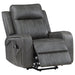 Raelynn - Upholstered Track Arm Recliner - Simple Home Plus