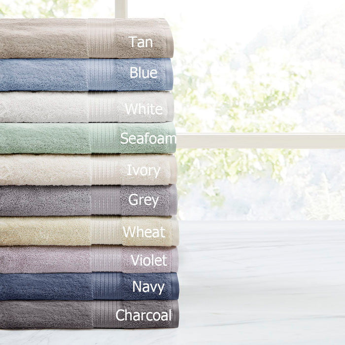 Organic - 6 Piece Towel Set - Tan - Simple Home Plus