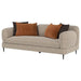Jade - Chenille Upholstered Modern Track Arm Sofa - Simple Home Plus