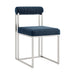 Anastasia - Dining Room Chair Set With Brushed Silver Frame - Simple Home Plus