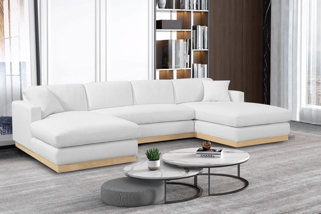 Johanna - 3 Piece Sectional - Natural Base - Simple Home Plus