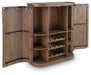 Landermont - Medium Brown - Bar Cabinet - Simple Home Plus