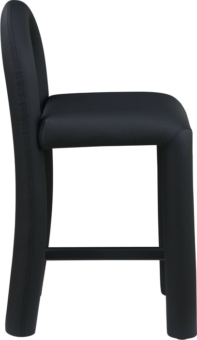Amari - Faux Leather Stool - Simple Home Plus