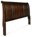 Porter - Headboard King/Cal King Sleigh - Rustic Brown - Simple Home Plus