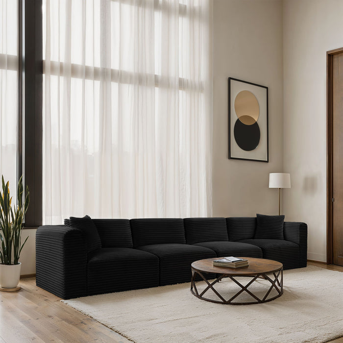 Shaggy - 4 Seat Modular Sofa - Simple Home Plus