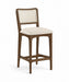 Atrium - Counter Stool With Brushed Brown Base (Set of 2) - Simple Home Plus