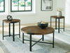 Crosstrail - Brown - Occasional Table Set (Set of 3) - Simple Home Plus