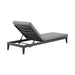 Menorca - Outdoor Patio Adjustable Chaise Lounge Chair In Aluminum With Gray Cushions - Simple Home Plus