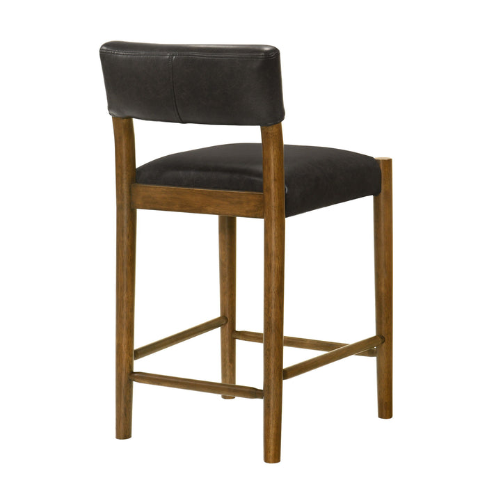 Bennet - Modern Wood Counter Height Kitchen Bar Stool - Simple Home Plus