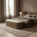 Velden - Upholstered Storage Bench With Stained Brown Base - Simple Home Plus