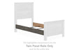 Frandern - Twin Panel Rails - Gray - Simple Home Plus