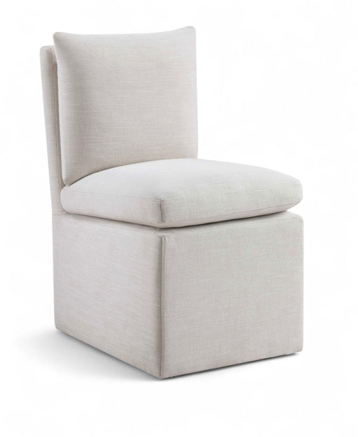 Nelori - Linen Textured Performance Fabric Upholstered Dining Chair (Set of 2) - Simple Home Plus