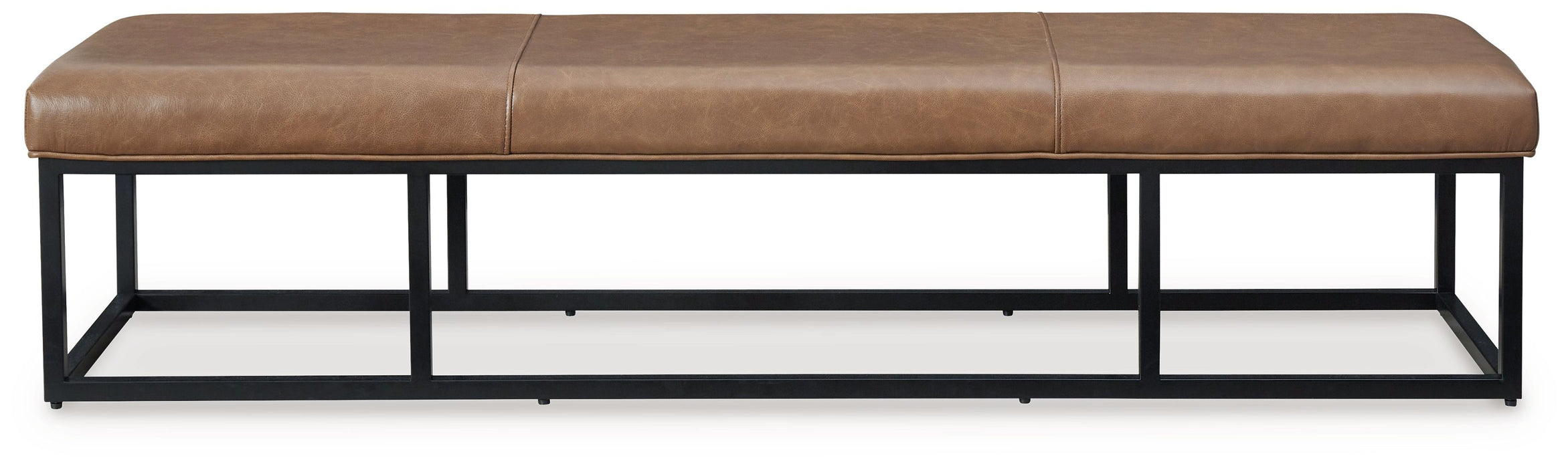 Joston - Caramel - Accent Bench - Simple Home Plus