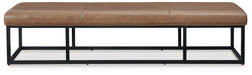 Joston - Caramel - Accent Bench - Simple Home Plus