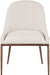Ferro - Upholstered Dining Side Chair With Brushed Bronze Legs - Simple Home Plus