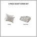 Cairo - 3 Piece King/California King Duvet Set - Ivory - Simple Home Plus