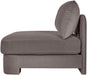 Hammond - Velvet Performance Fabric Upholstered Armless Chair - Simple Home Plus