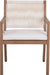 Maui - Water Resistant Outdoor Patio Dining Arm Chair (Set of 2) - Simple Home Plus