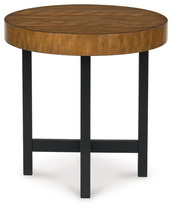 Steenlage - Brown / Black - Occasional Table Set (Set of 2) - Simple Home Plus