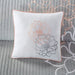 Lola - King 6 Piece Reversible Printed Coverlet Set - Gray / Blush - Simple Home Plus