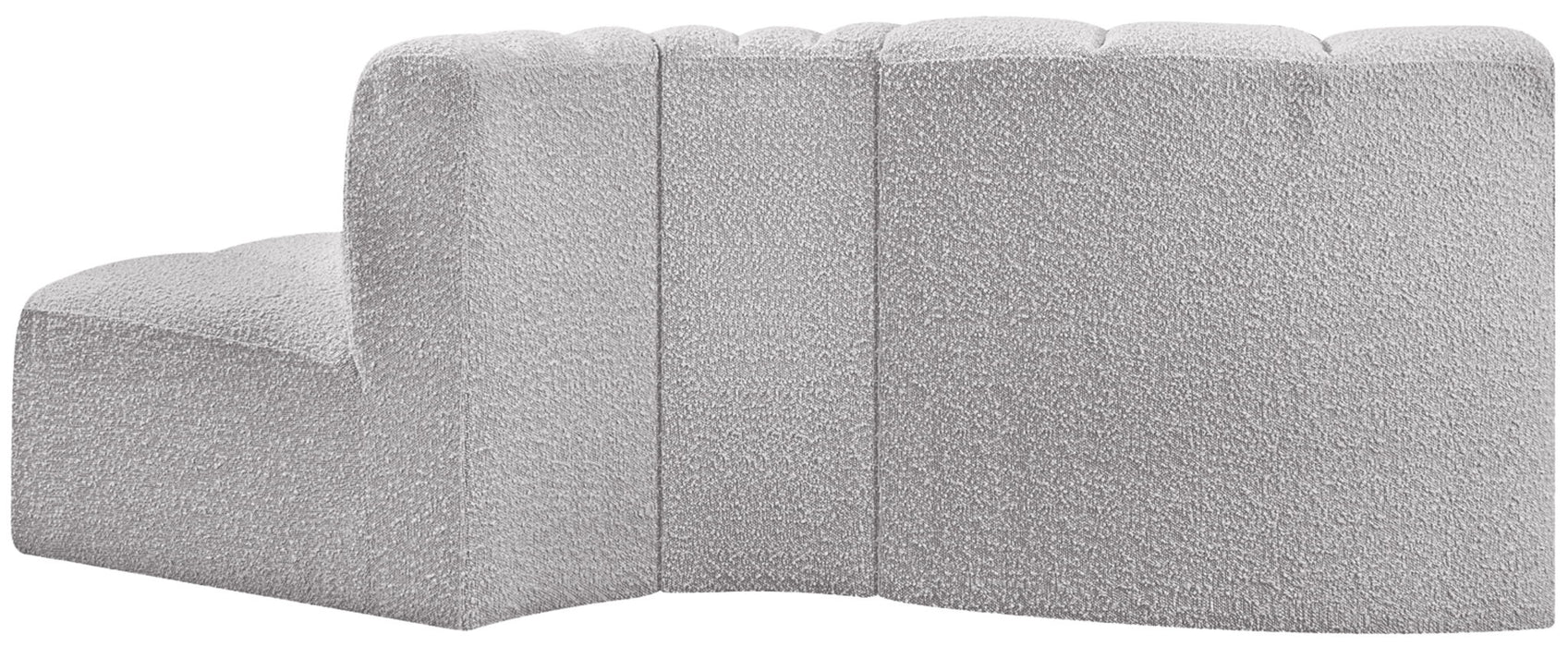 Arc - Boucle Fabric 3 Piece Modular Sofa - Simple Home Plus