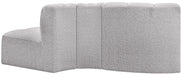 Arc - Boucle Fabric 3 Piece Modular Sofa - Simple Home Plus