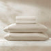 Queen Stretch Jersey Sheet Set - Ivory - Simple Home Plus