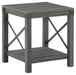 Freedan - Grayish Brown - Square End Table - Simple Home Plus