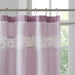 Serene - Embroidered Floral Shower Curtain - Purple - Simple Home Plus