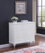 Cardella - 2 Door Mandala Accent Cabinet - Distressed White - Simple Home Plus