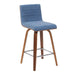 Vienna - Swivel Bar Stool - Walnut Base - Simple Home Plus