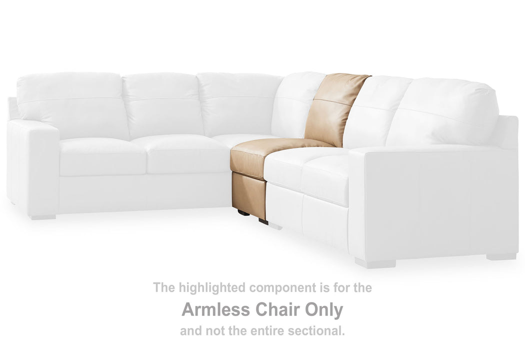 Bandon - Armless Chair - Toffee - Simple Home Plus