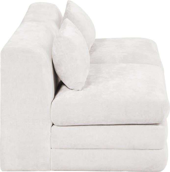 Stellar - 2 Piece 76" Upholstered Modular Armless Loveseat - Simple Home Plus