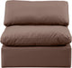 Indulge - Faux Leather Armless Chair - Simple Home Plus