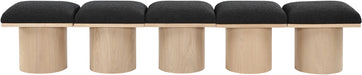 Pavilion - 5 Piece Modular Bench With Natural Base - Simple Home Plus