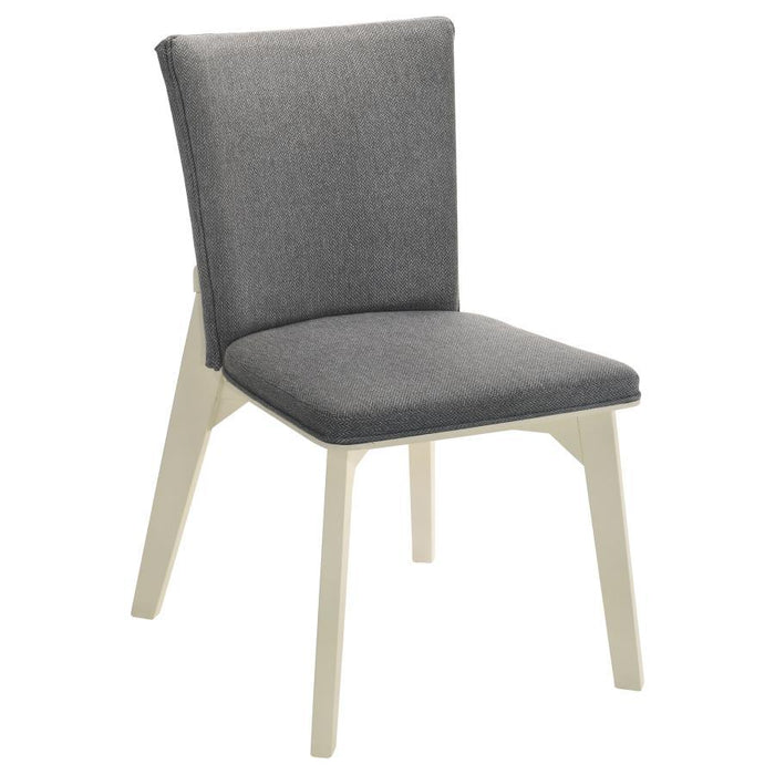 Biloxi - Upholstered Dining Side Chair (Set of 2) - Gray - Simple Home Plus