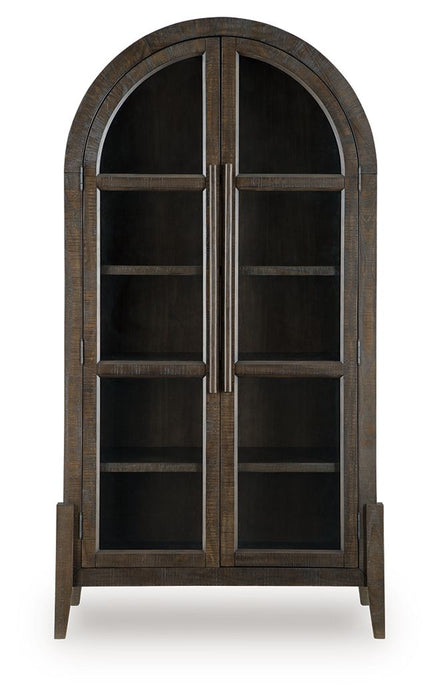 Benhall - Accent Cabinet - Dark Brown - Simple Home Plus