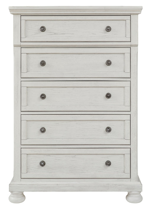 Robbinsdale - Antique White - Five Drawer Chest - Simple Home Plus