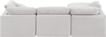Indulge - Velvet 4 Piece Modular Sectional With Chaise - Simple Home Plus