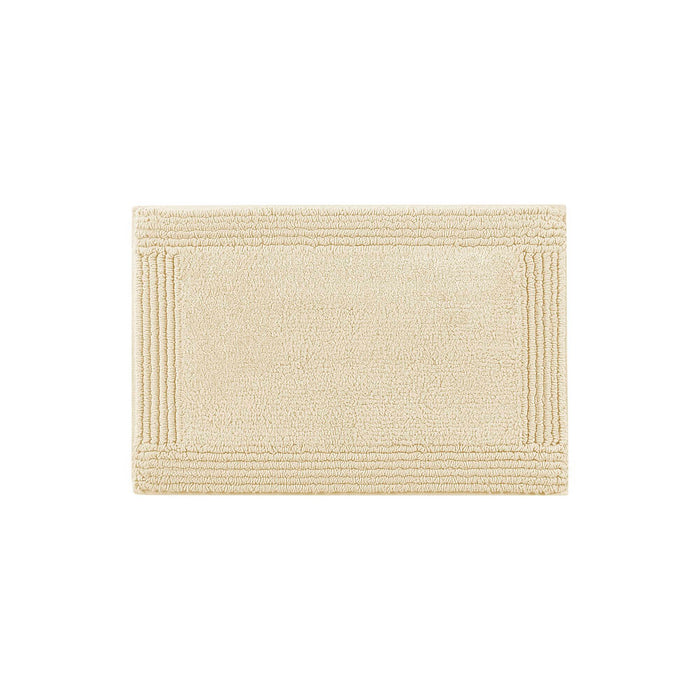 Splendor - 17" x 24" Tufted Reversible Bath Rug - Natural - Simple Home Plus