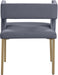 Caleb - Dining Chair with Gold Legs (Set of 2) - Simple Home Plus