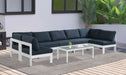 Nizuc - Outdoor Patio 7 Piece Modular Sectional With White Frame - Simple Home Plus