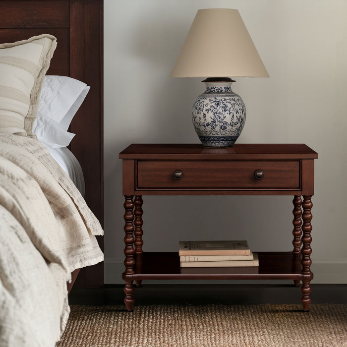 Beckett - Large Nightstand - Morocco Brown - Simple Home Plus
