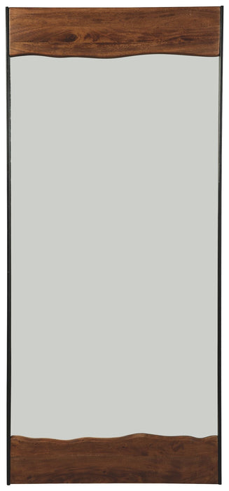 Panchali - Brown / Black - Floor Mirror - Simple Home Plus