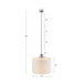 Pacific - Drum Pendant - Plated Nickel - Simple Home Plus