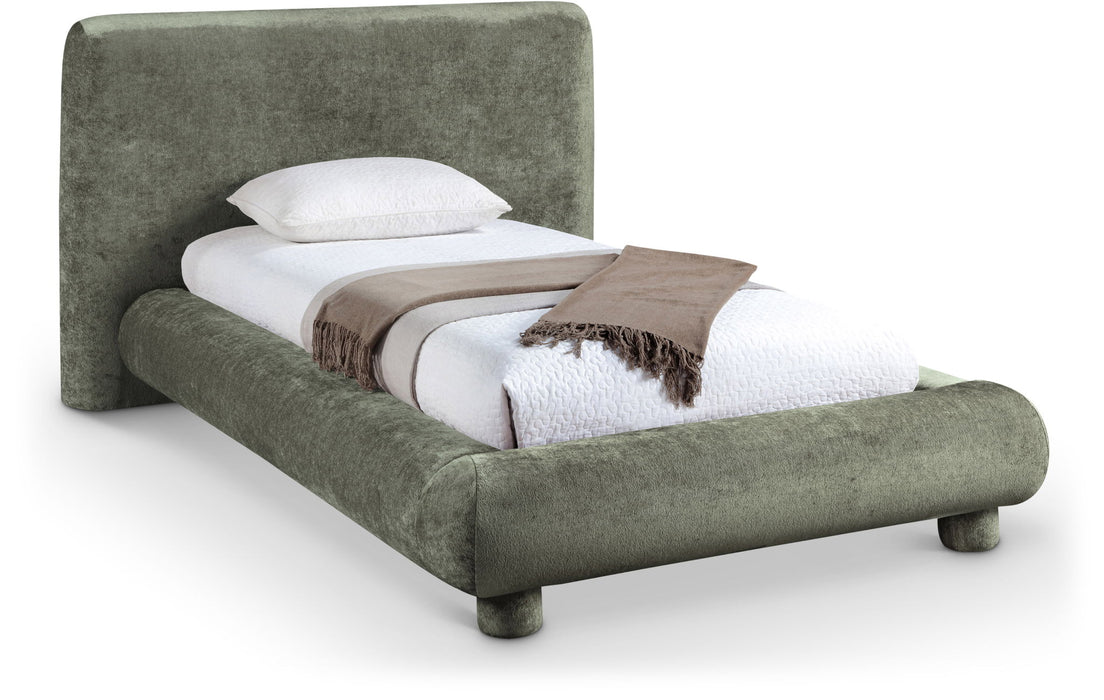 Blair - Chenille Upholstered Bed - Simple Home Plus