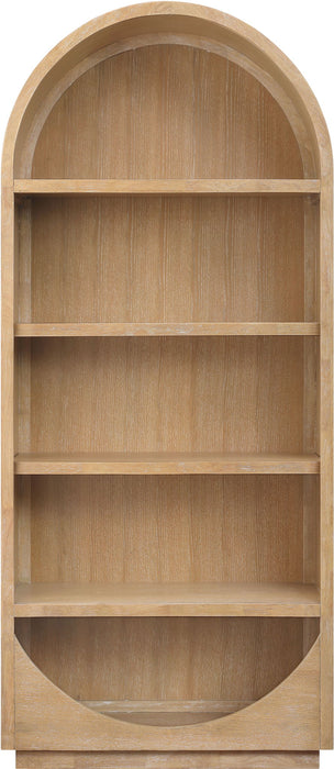 Hearth - Oak Veneer And Solid Wood Bookcase - Simple Home Plus