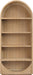 Hearth - Oak Veneer And Solid Wood Bookcase - Simple Home Plus