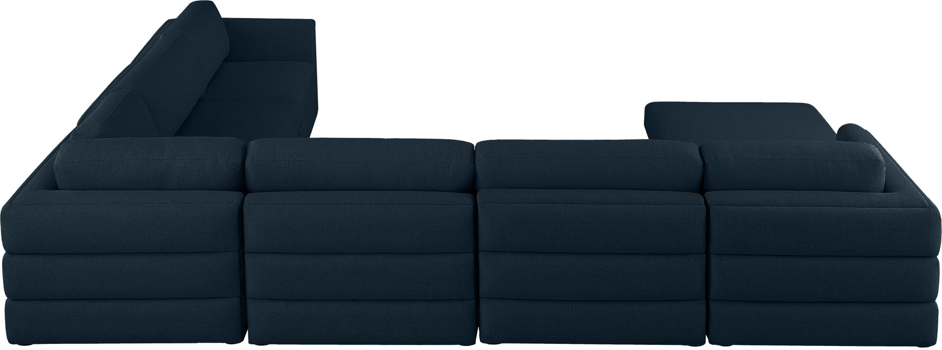 Beckham - 7 Piece Modular Sectional With Chaise - Simple Home Plus